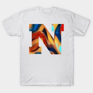 Capital letter N. T-Shirt